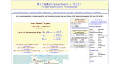Desktop Screenshot of bootsfuehrerschein.mobi