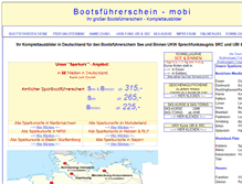 Tablet Screenshot of bootsfuehrerschein.mobi